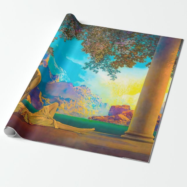 Papel De Regalo Daybreak Maxfield Parrish (Desenrollado)