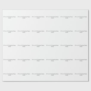 Papel de regalo de 29 pulgadas x 6 pies, Brillante