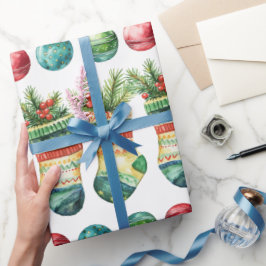 Papel de Regalo de Acuarela Moderna