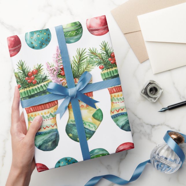 Papel de Regalo de Acuarela Moderna (Regalar)
