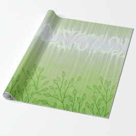 Papel de regalo de agua sueño verde