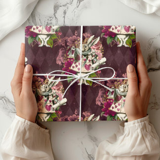 Papel de regalo de Alice en el país de las maravil