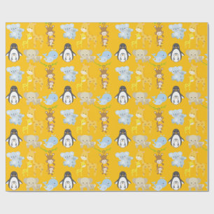 Papel de regalo de animalitos de la jungla – Anima