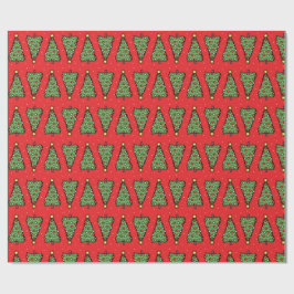 Papel de Regalo de Árbol de Navidad
