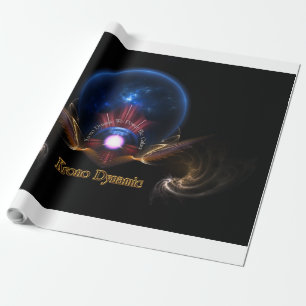 Papel de regalo de arte fractal dinámico Krono