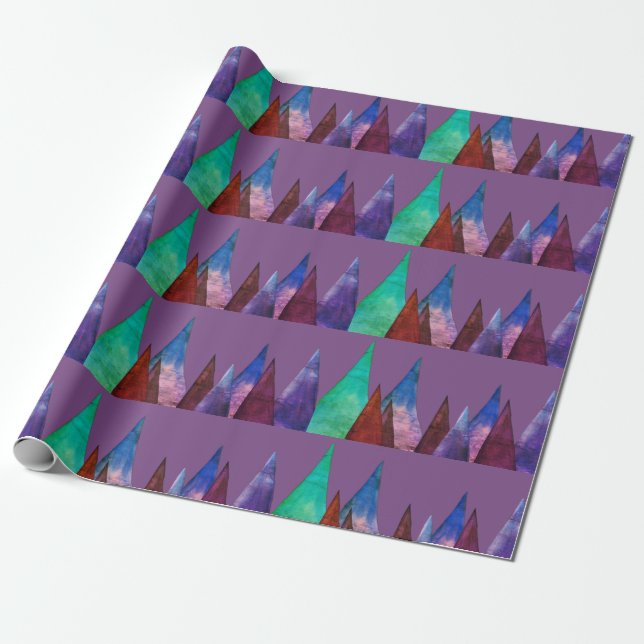 Papel de regalo de arte geométrico (Desenrollado)