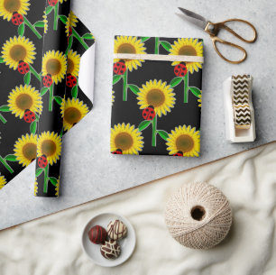 Papel de regalo de artesanía de decoupage negro co