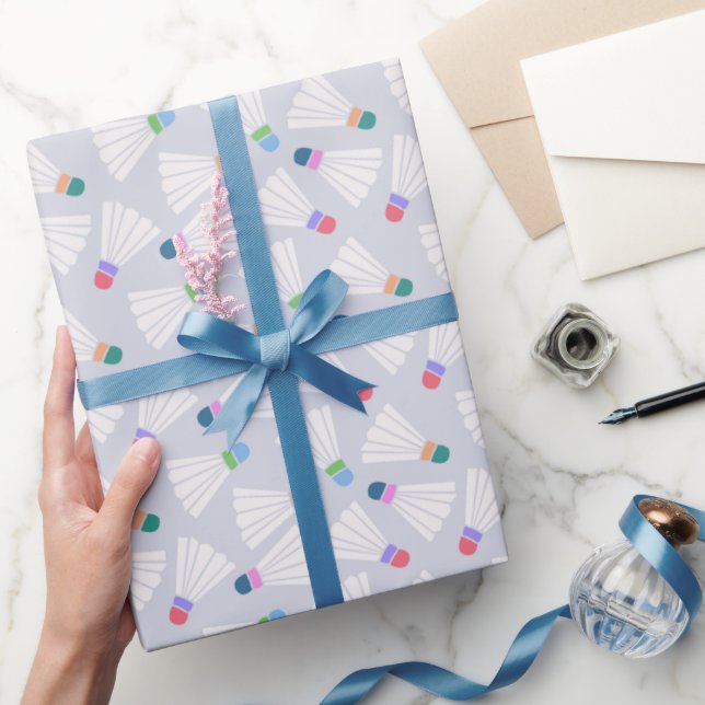 Papel de regalo de bádminton, Volante (Regalar)