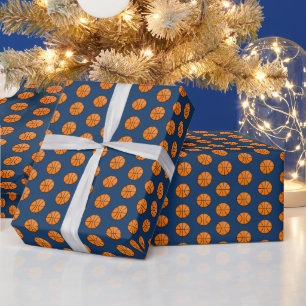 Papel de regalo de baloncesto