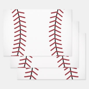 Papel de regalo de béisbol