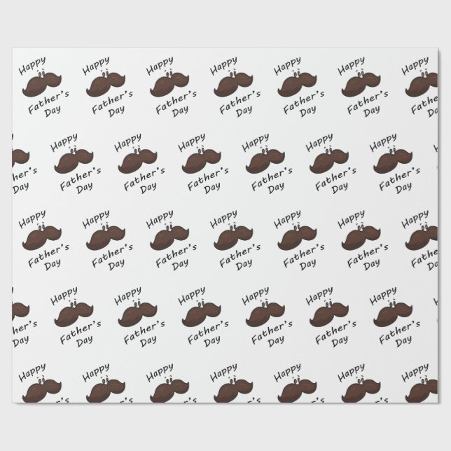 Papel de regalo de bigote de dibujos animados dive (Superficie plana)