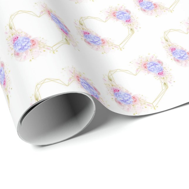 Papel de Regalo de Boda (Esquina del rollo)