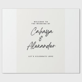Papel de regalo de boda