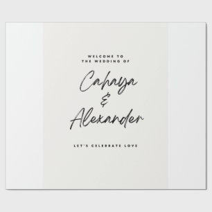 Papel de regalo de boda