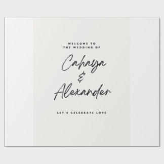 Papel de regalo de boda