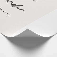 Papel de regalo de boda