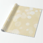 Papel de regalo de boda con patrón de bokeh dorado<br><div class="desc">El regalo de boda con un patrón de bokeh dorado falso hace una presentación increíble. Ideal para recién casados,  despedidas de soltera,  regalos de inauguración de casa,  despedidas de soltero y más.</div>