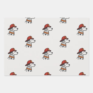 Papel de regalo de bombero