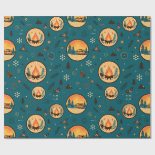 Papel de regalo de campamento navideño Got To Live