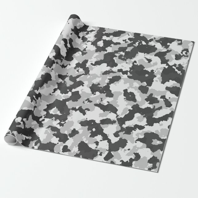 Papel De Regalo de camuflaje (Desenrollado)