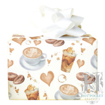 Papel de Regalo de Cappuccino