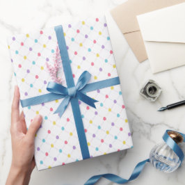 Papel de regalo de celosía de huevo de Pascua past