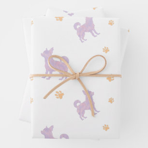 Papel de regalo de Chihuahua – Regalo minimalista 
