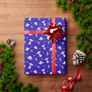 Papel de regalo de Ciencia Ficción Cósmica, Divert