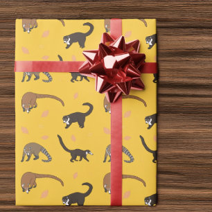 Papel de Regalo de Coatis