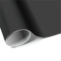 Papel de Regalo de Color Negro Sólido