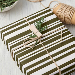 Papel de regalo de color verde oliva oscuro para c