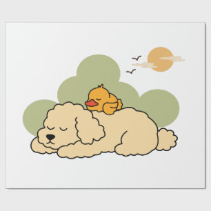 Papel de regalo de compañeros de siesta