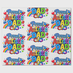 Papel de regalo de concienciación sobre el autismo