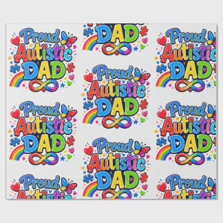 Papel de regalo de concienciación sobre el autismo