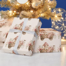 Papel de regalo de conejito otoñal amorcito