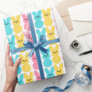 Papel de Regalo de Conejo Colorido