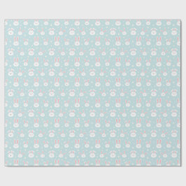 Papel de regalo de conejo de Pascua