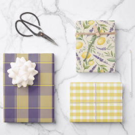 Papel de regalo de cuadros escoceses margarita lim