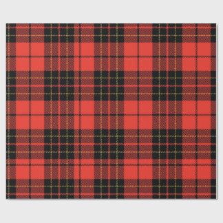 Papel de regalo de cuadros escoceses rojo oscuro c