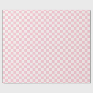 Papel de regalo de cuadros rosas