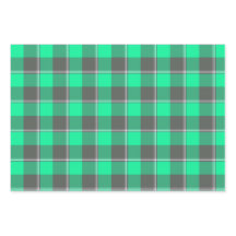 Papel de regalo de cuadros Verde Primavera y Finla