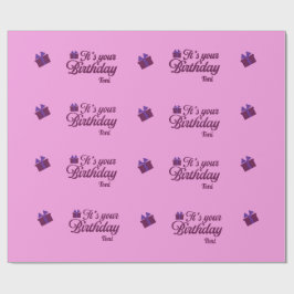 Papel de Regalo de Cumpleaños