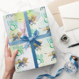 Papel de regalo de cumpleaños clásico del Mago de