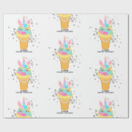 Papel de regalo de cumpleaños Creamy Dreamies
