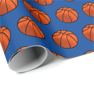 Papel de regalo de cumpleaños de baloncesto Tema d