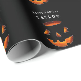Papel de regalo de cumpleaños de Halloween persona