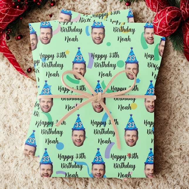 Papel de regalo de cumpleaños personalizado (Subido por el creador)