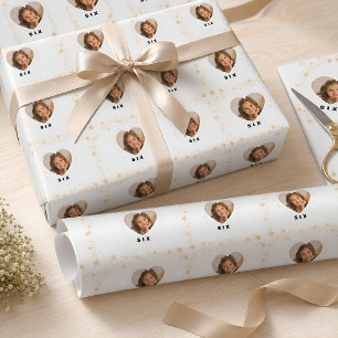 Papel de regalo de cumpleaños personalizado niña e