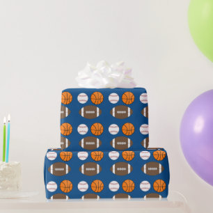 Papel de regalo de deportes 