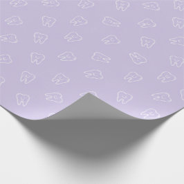 Papel de regalo de diente sonriente lindo - Lavand